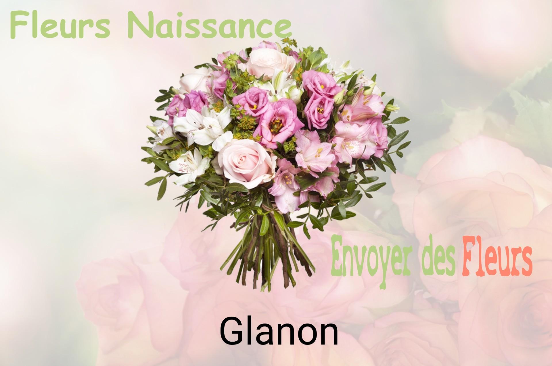 Bouquet de fleurs de naissance livré à Glanon